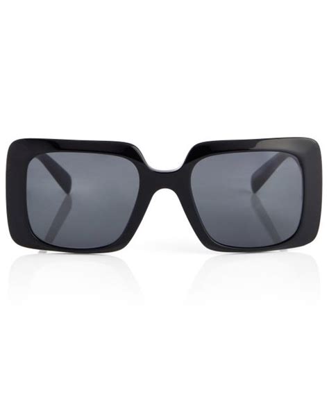 versace black pillow acetate sunglasses|versace black sunglasses women.